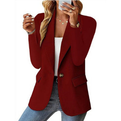 Blazer de mujer de un solo botón | Clásico