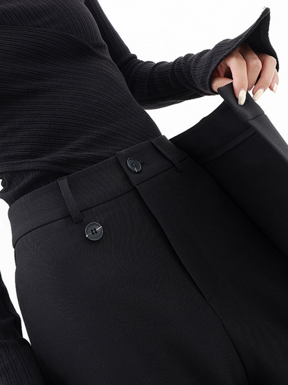 Pantalones Asimétricos de Mujer | Cierre con Botón