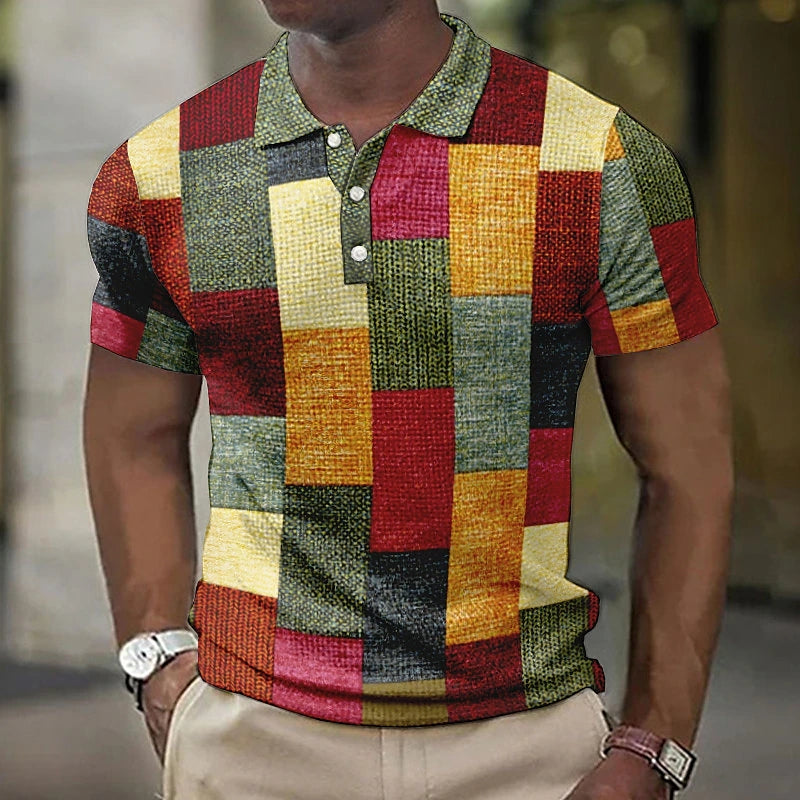 Polo de Hombre | Diseño Patchwork