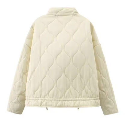 Chaqueta acolchada para mujer | Detalle de bolsillos