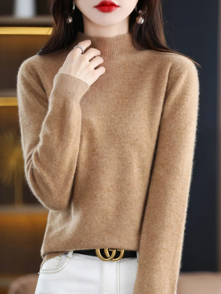 Suéter de Mujer con Cuello Alto | Corte Elegante