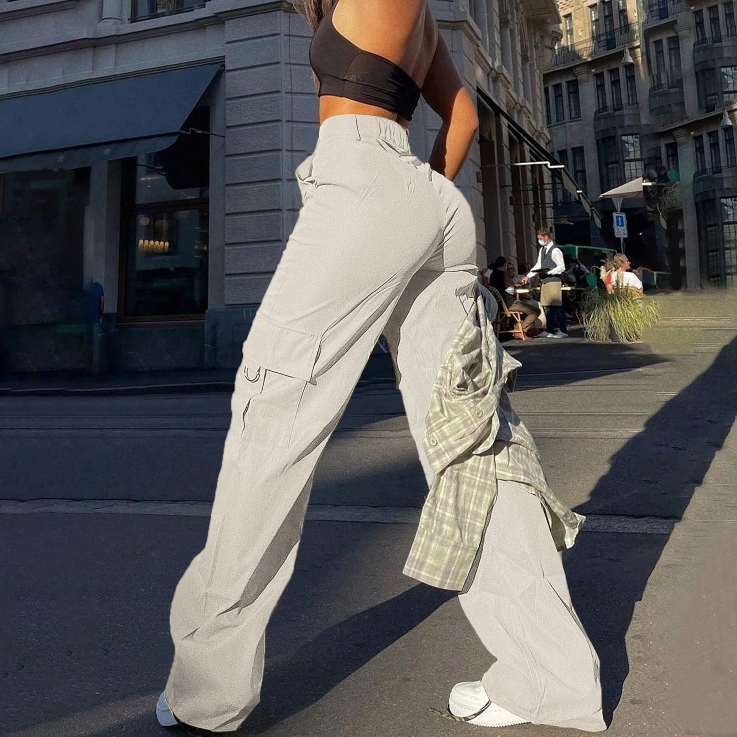 Pantalones Cargo de Mujer | Tiro Alto