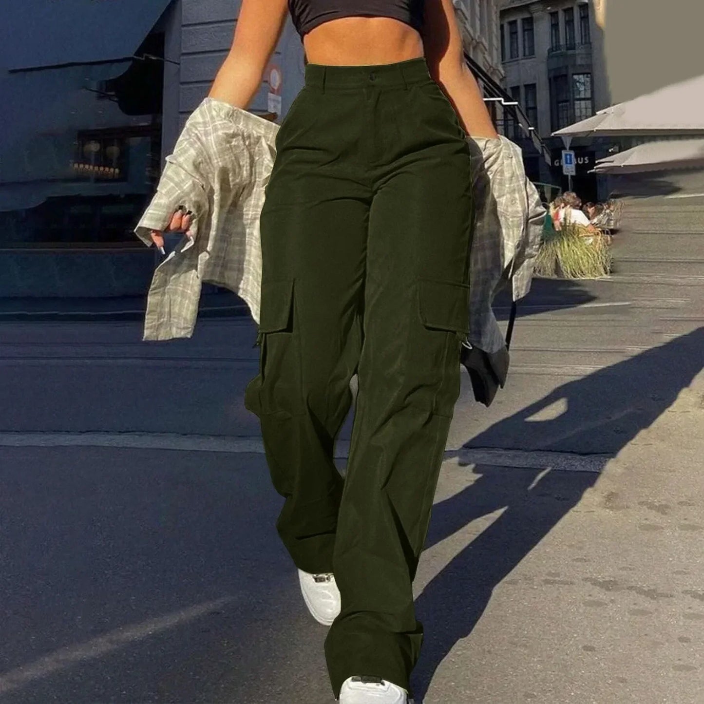 Pantalones Cargo de Mujer | Tiro Alto