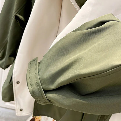 Chaqueta con Capucha de Mujer | Corte Oversize