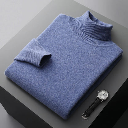 Suéter de Cuello Alto de Hombre | Estilo Clásico