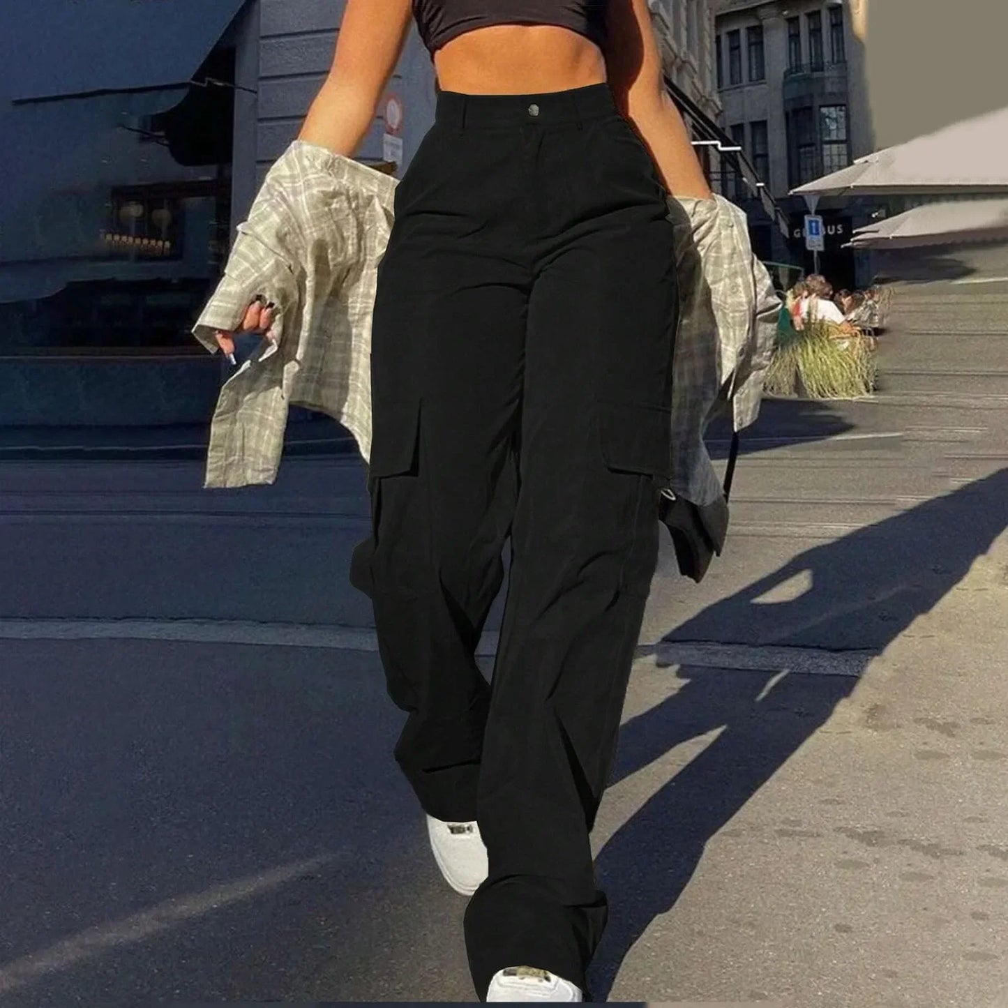 Pantalones Cargo de Mujer | Tiro Alto