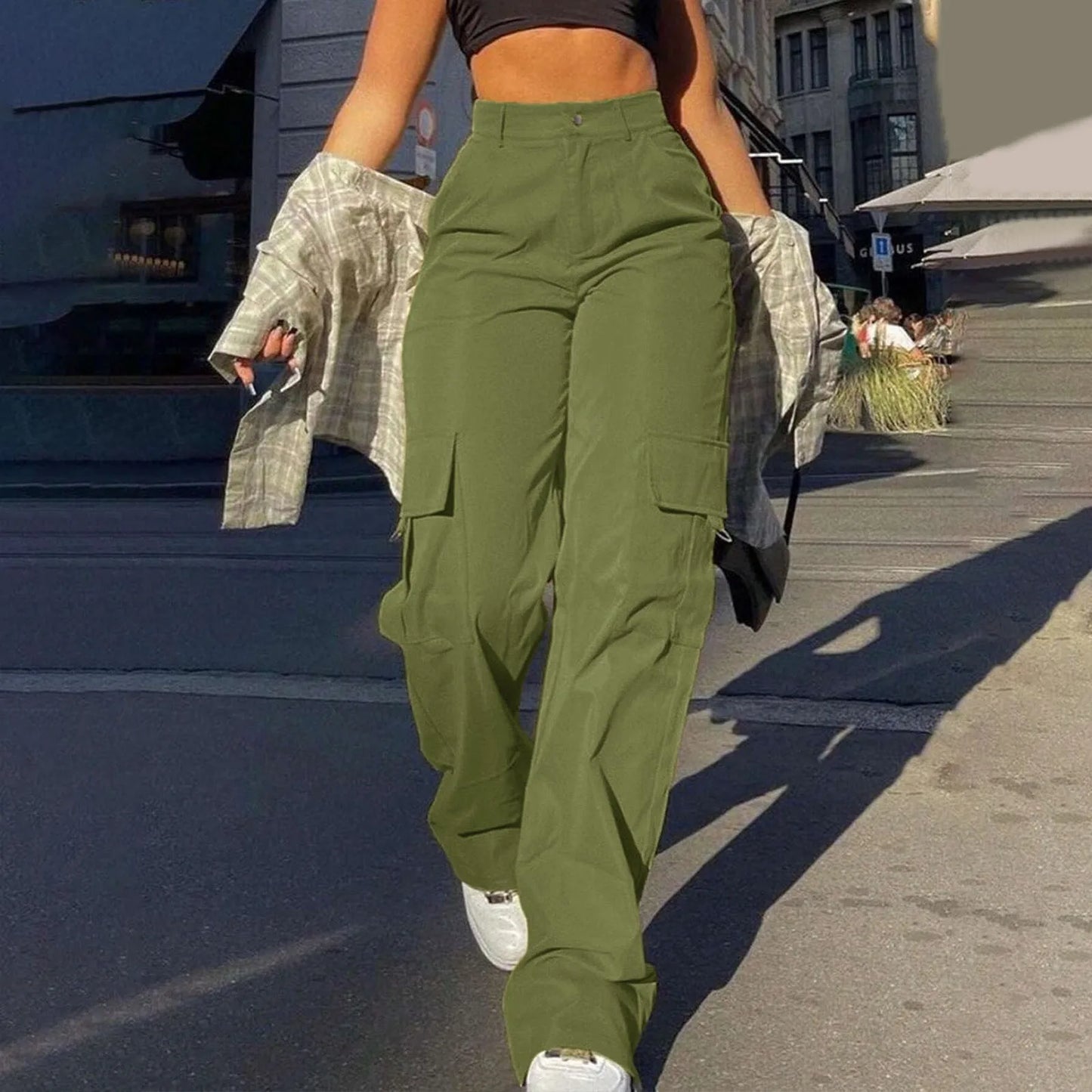 Pantalones Cargo de Mujer | Tiro Alto