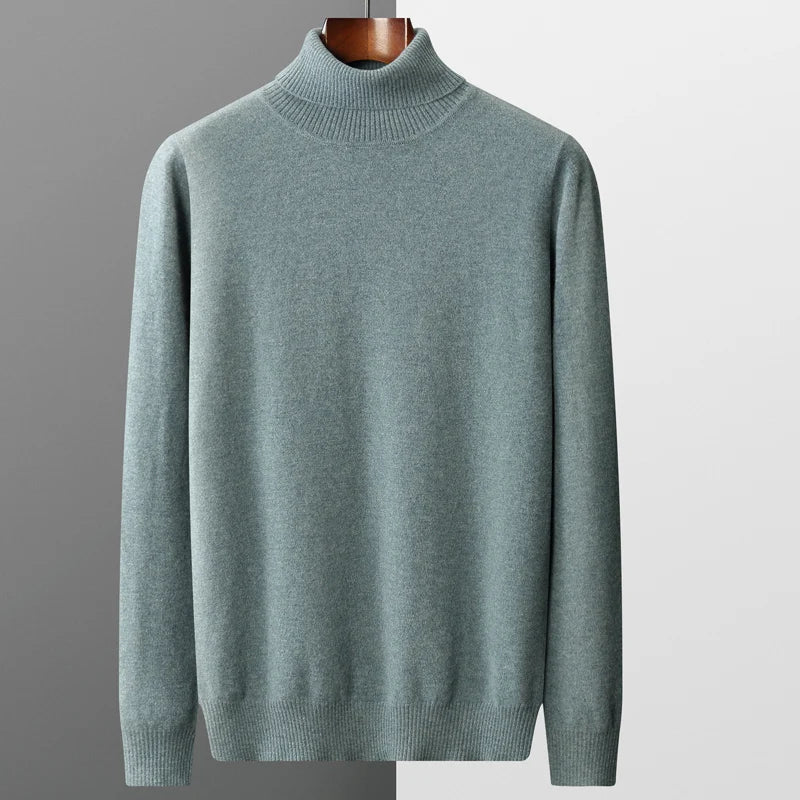 Suéter de Cuello Alto de Hombre | Estilo Clásico