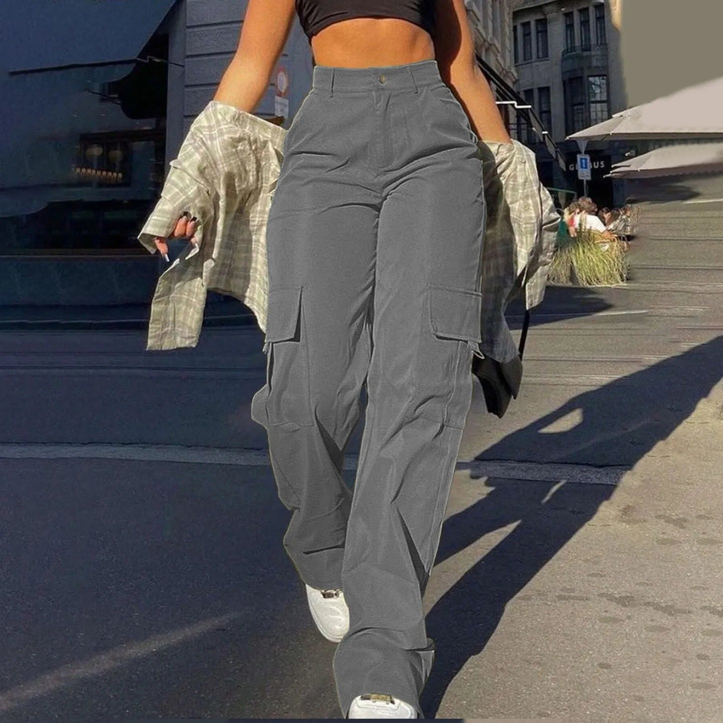 Pantalones Cargo de Mujer | Tiro Alto