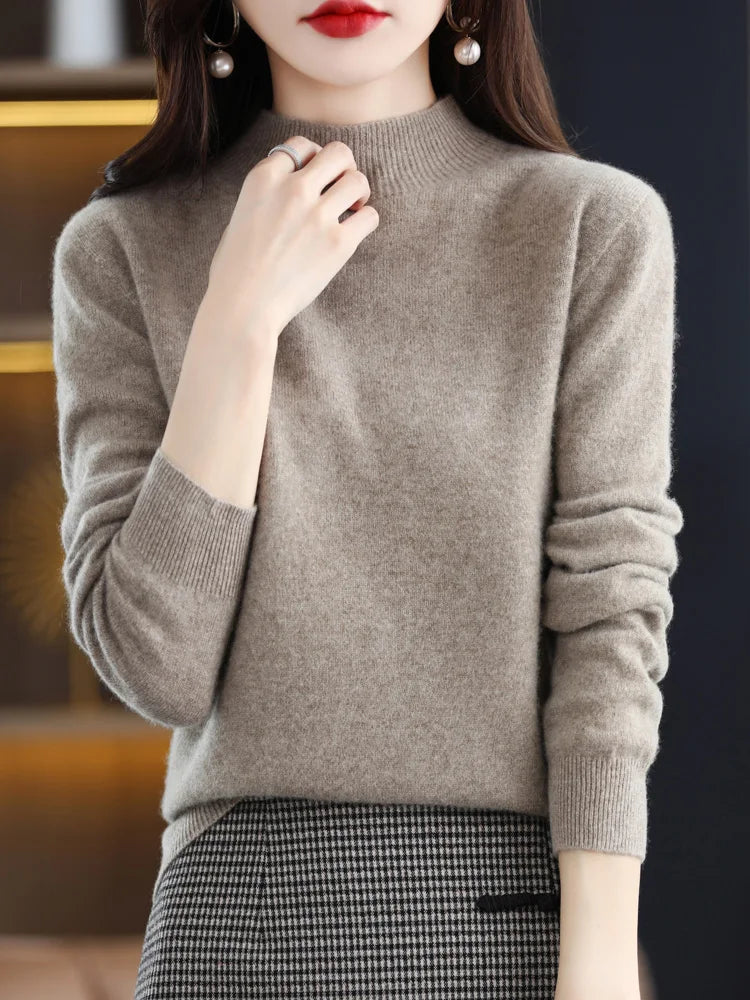Suéter de Mujer con Cuello Alto | Corte Elegante