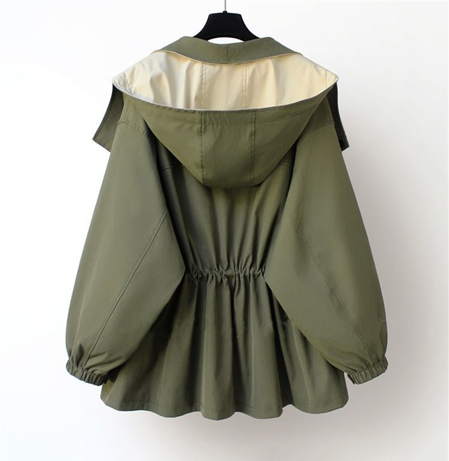 Chaqueta con Capucha de Mujer | Corte Oversize