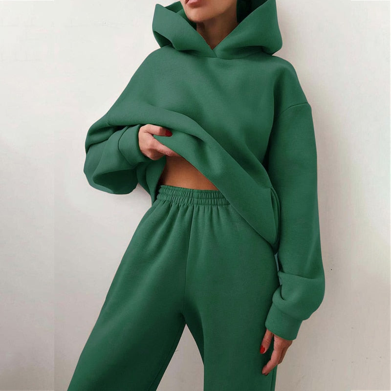 Conjunto Deportivo de Mujer | Sudadera con Capucha