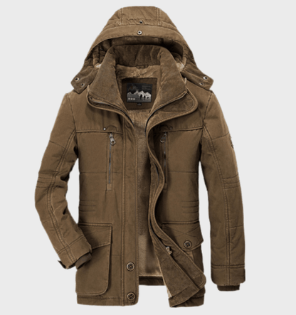 Chaqueta de Invierno Cálida de Hombre | Con Capucha
