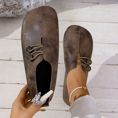 Mocasines de Mujer | Detalle de Botón