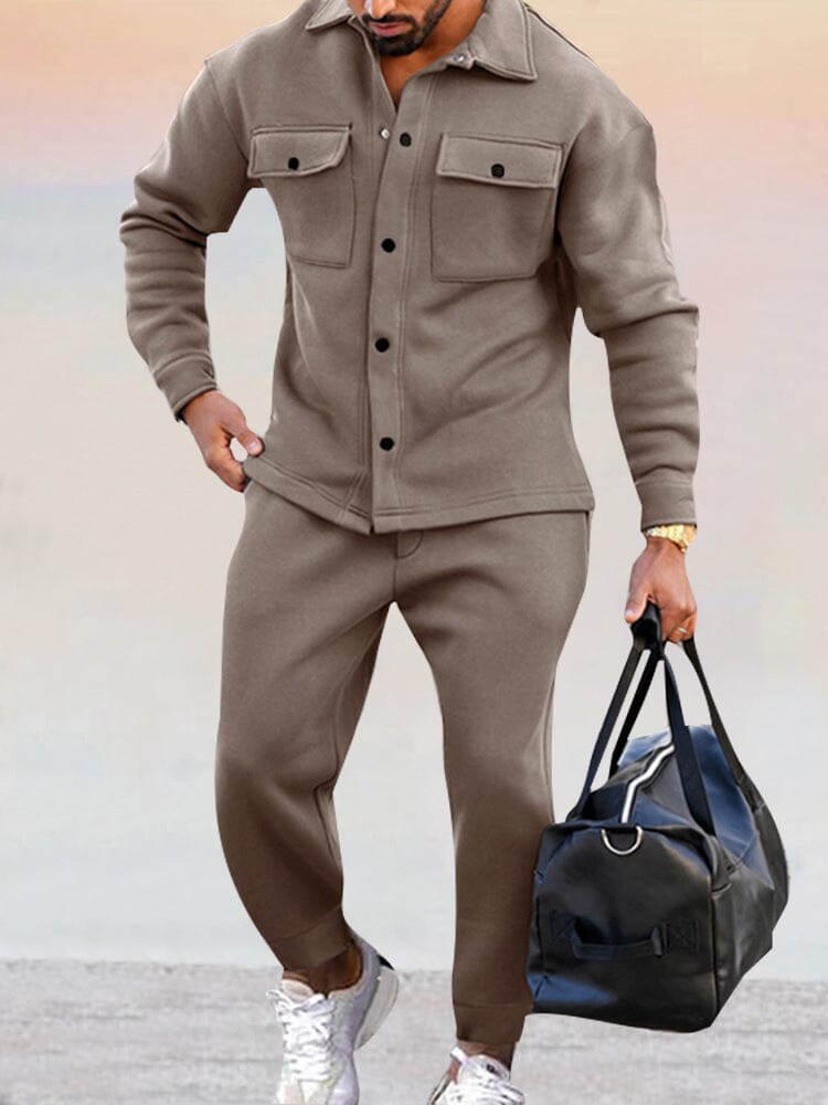 Conjunto de Hombre Dos Piezas | Camisa Abotonada