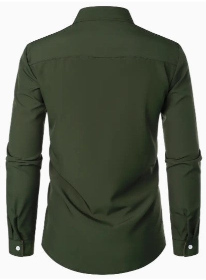 Camisa Casual de Hombre | Detalle en Contraste