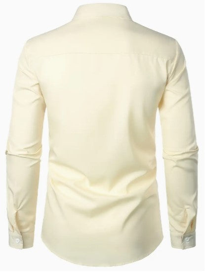 Camisa Casual de Hombre | Detalle en Contraste