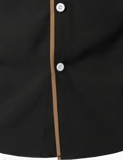 Camisa Casual de Hombre | Detalle en Contraste