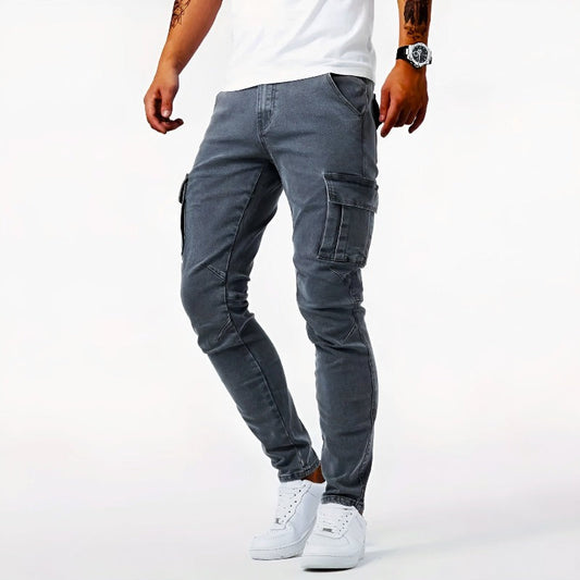 Jeans Cargo de Hombre | Corte Slim
