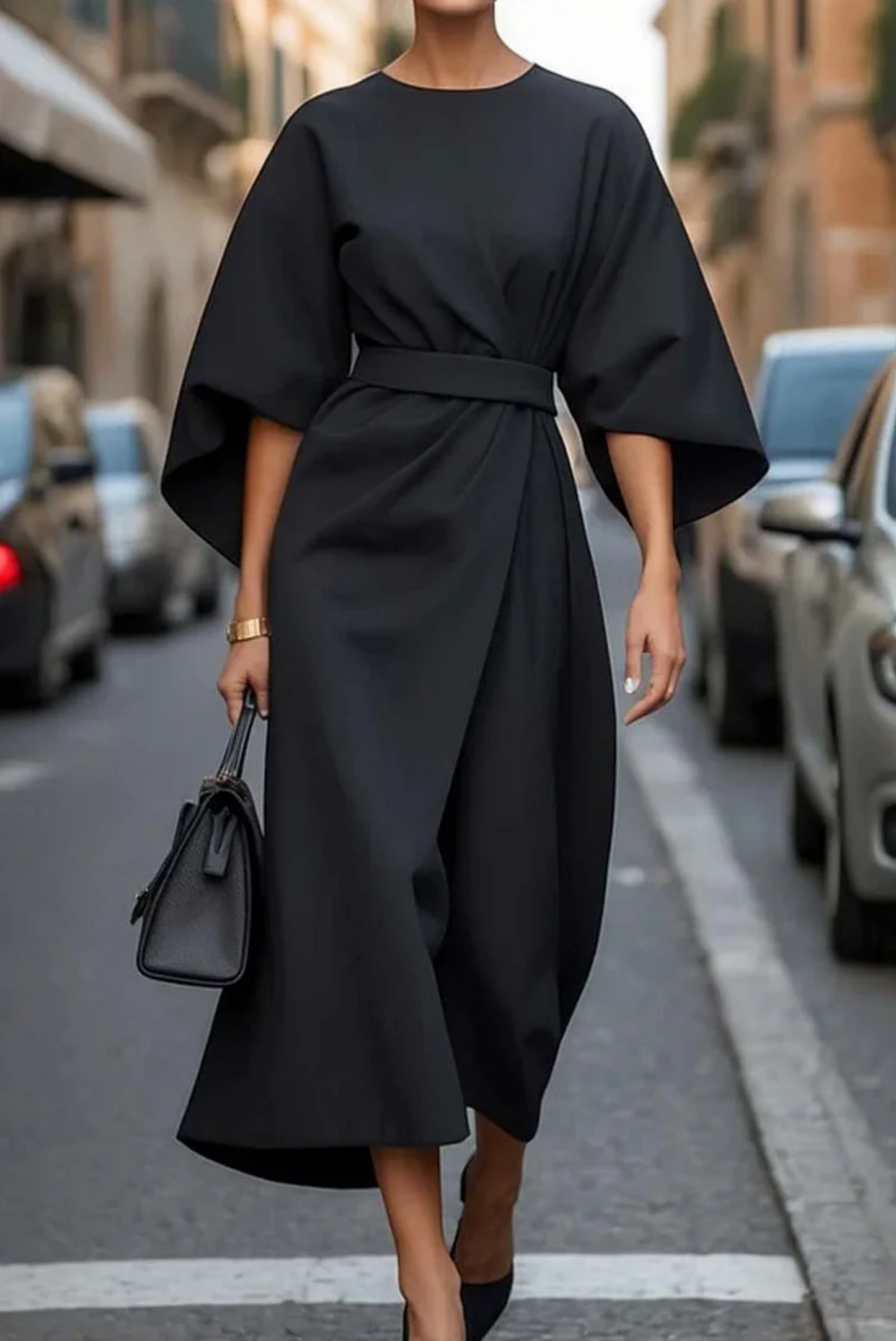 Vestido Maxi de Mujer | Cintura con Cinturón