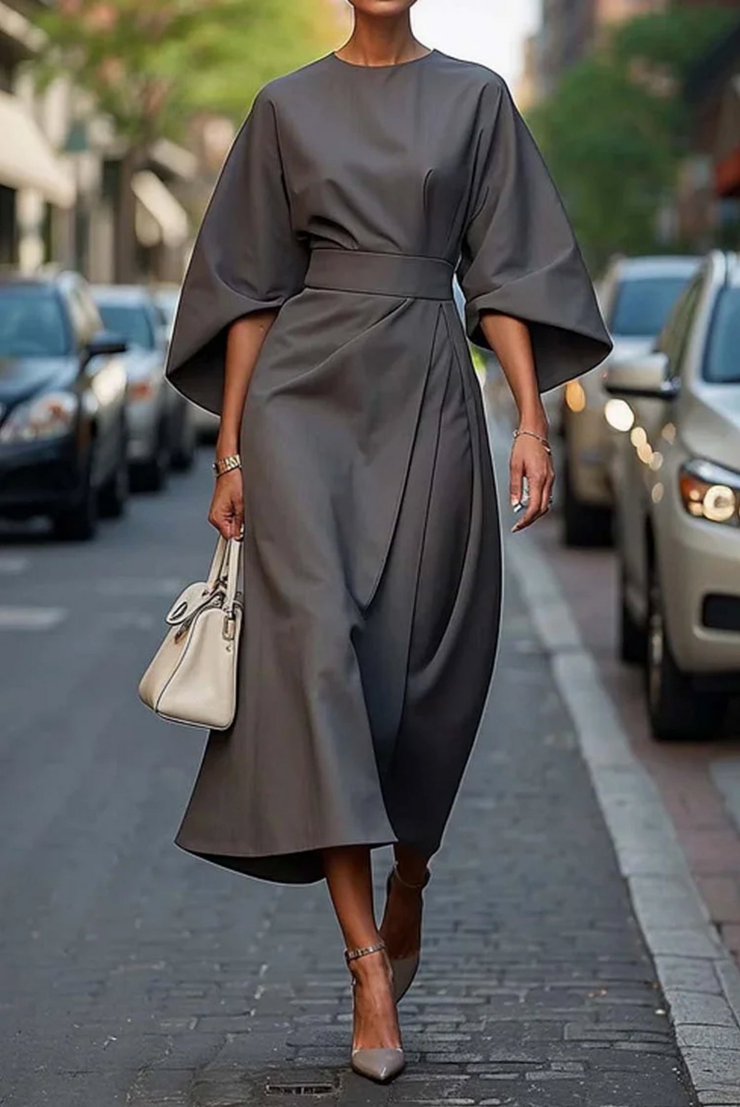 Vestido Maxi de Mujer | Cintura con Cinturón