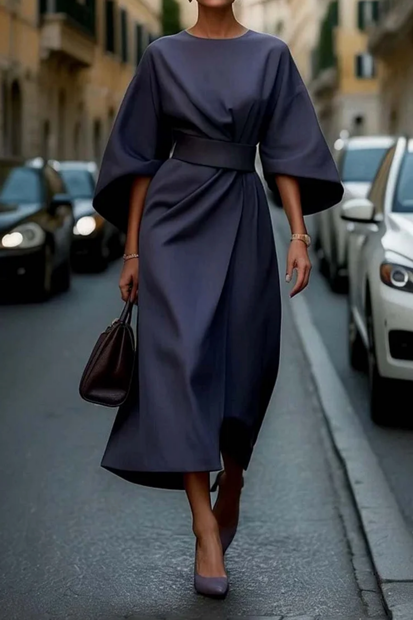 Vestido Maxi de Mujer | Cintura con Cinturón