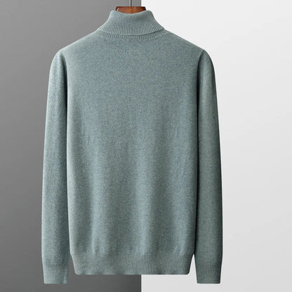 Suéter de Cuello Alto de Hombre | Estilo Clásico