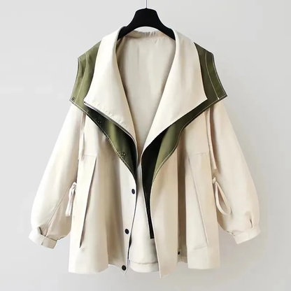 Chaqueta con Capucha de Mujer | Corte Oversize