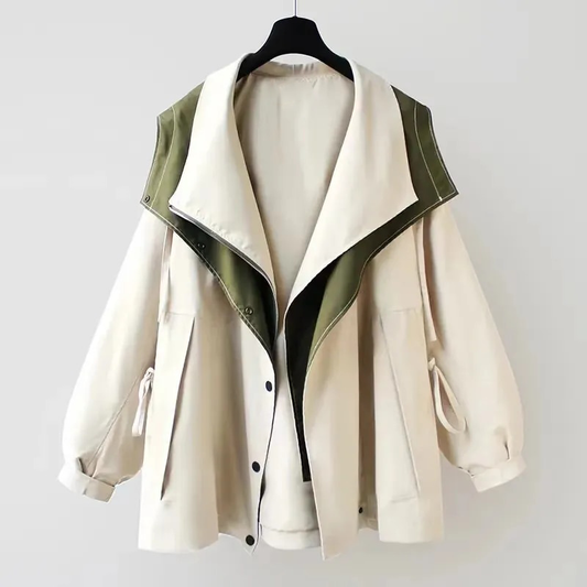 Chaqueta con Capucha de Mujer | Corte Oversize