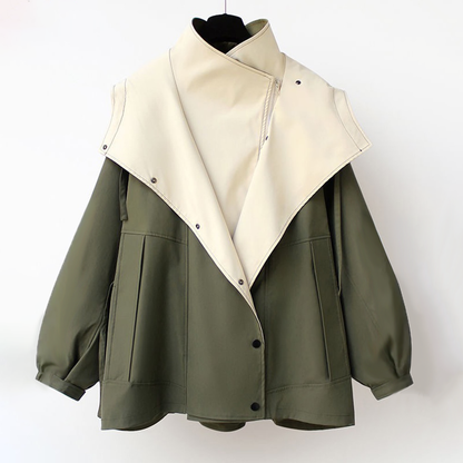 Chaqueta con Capucha de Mujer | Corte Oversize