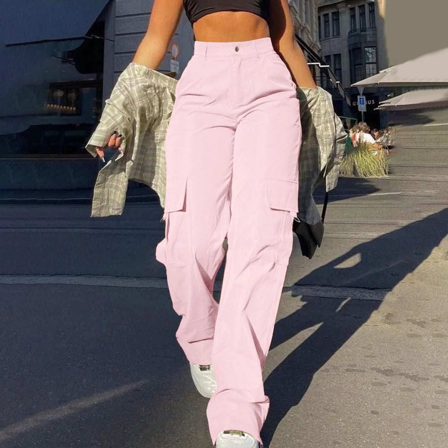 Pantalones Cargo de Mujer | Tiro Alto