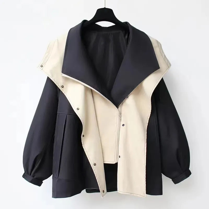 Chaqueta con Capucha de Mujer | Corte Oversize