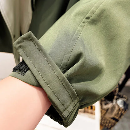 Chaqueta con Capucha de Mujer | Corte Oversize