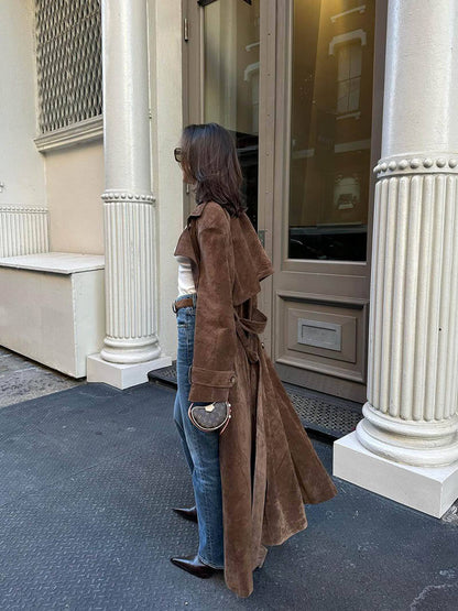 Abrigo Tipo Trench de Mujer | Largo