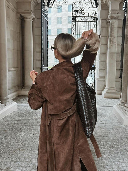 Abrigo Tipo Trench de Mujer | Largo