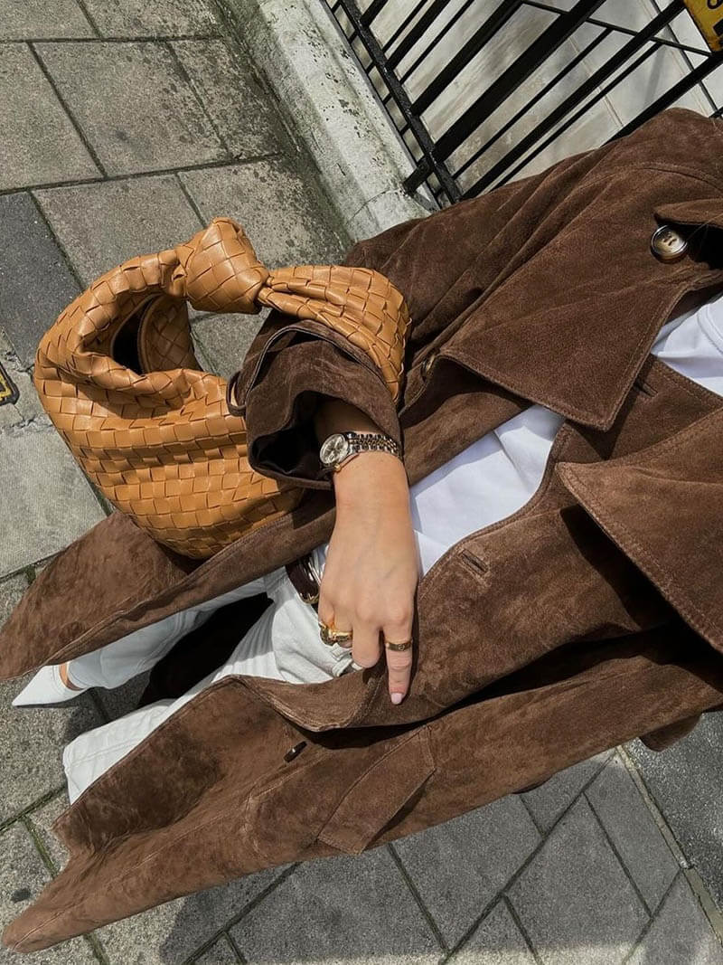 Abrigo Tipo Trench de Mujer | Largo