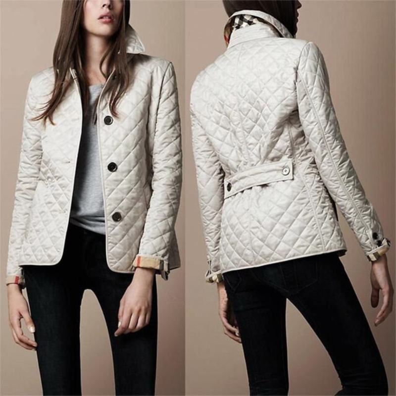 Chaqueta acolchada para mujer | Cierre de botones