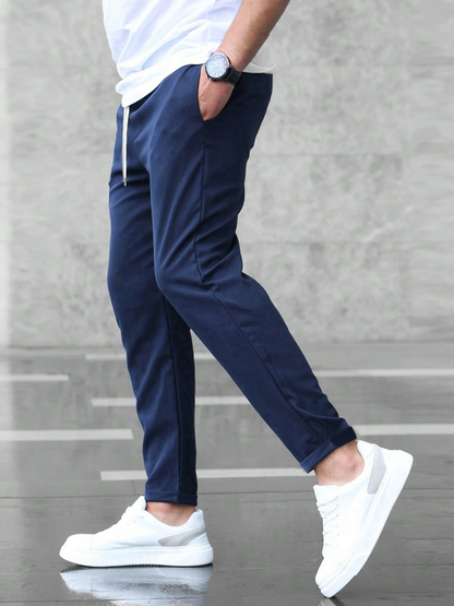 Pantalones Elásticos de Hombre | Cintura con Cordón