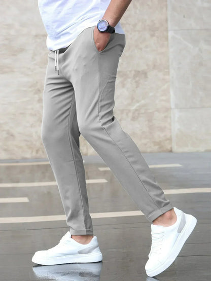Pantalones Elásticos de Hombre | Cintura con Cordón