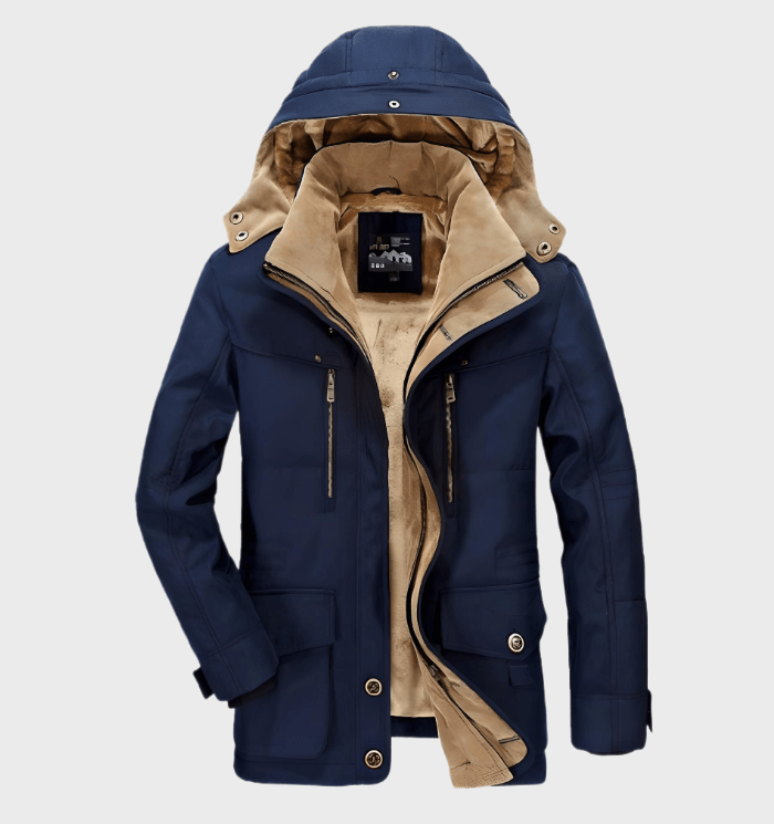 Chaqueta de Invierno Cálida de Hombre | Con Capucha
