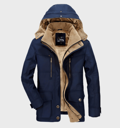 Chaqueta de Invierno Cálida de Hombre | Con Capucha