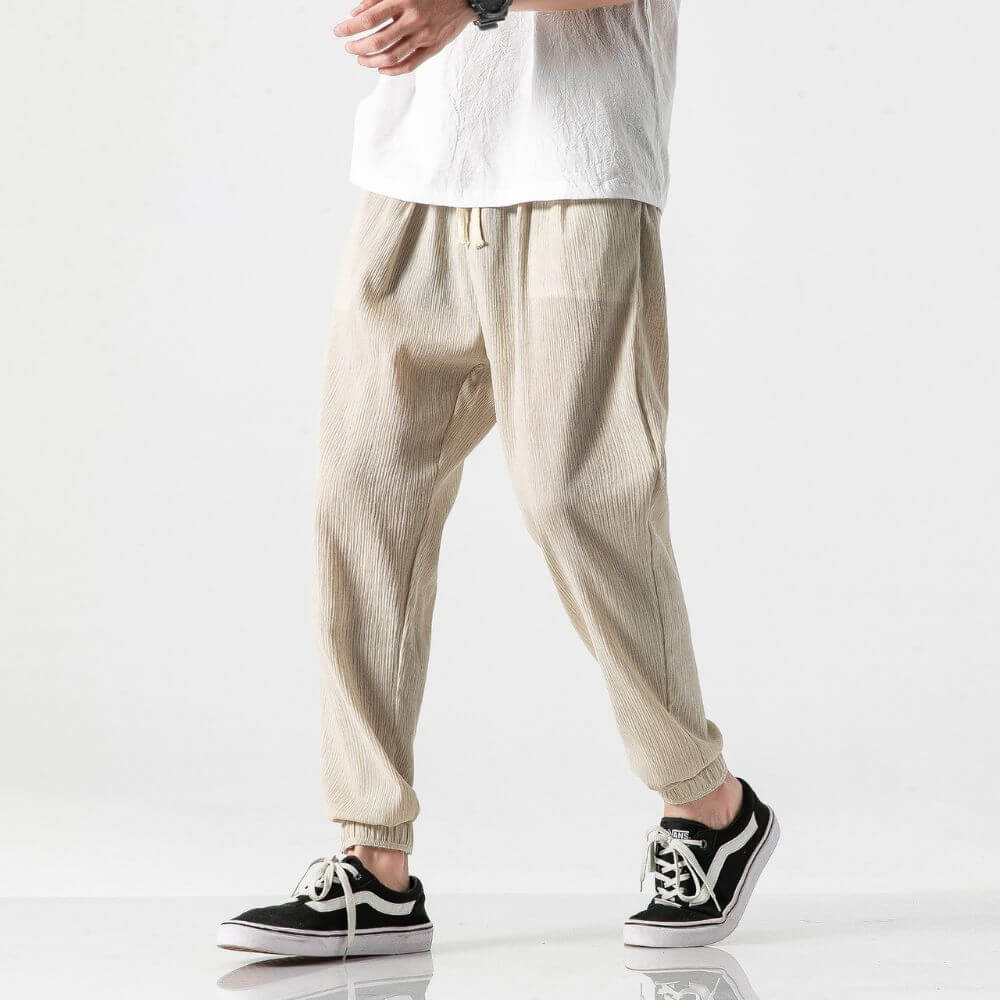 Pantalones de Verano de Hombre | Cordón Ligero