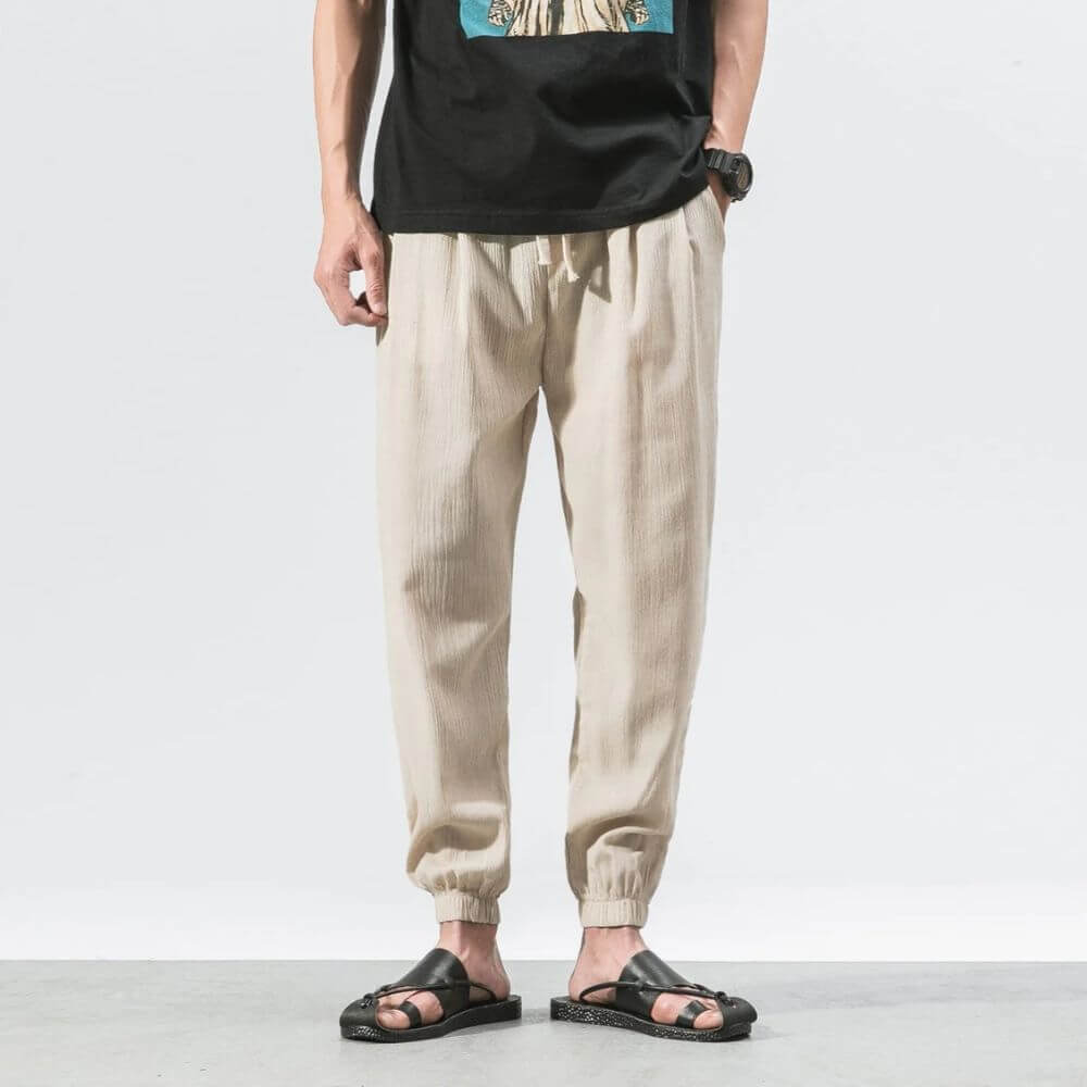 Pantalones de Verano de Hombre | Cordón Ligero