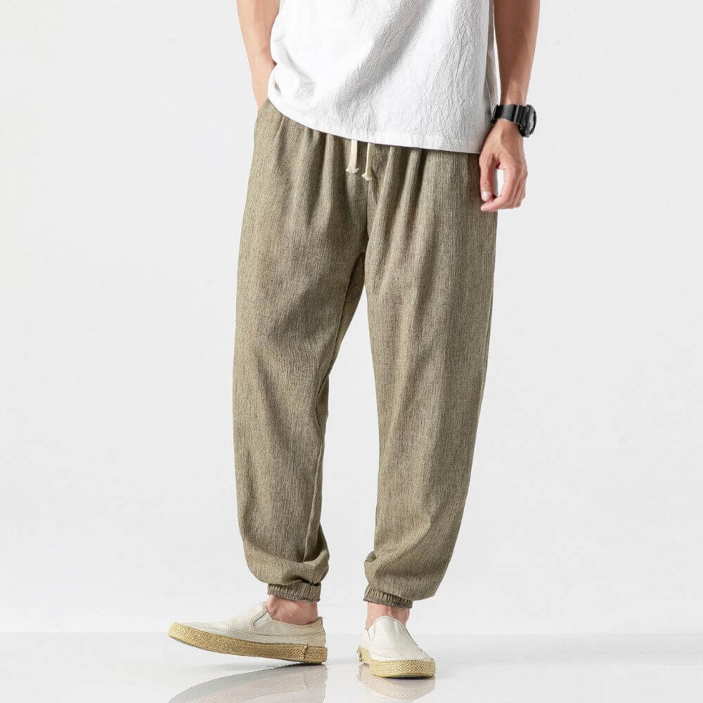 Pantalones de Verano de Hombre | Cordón Ligero