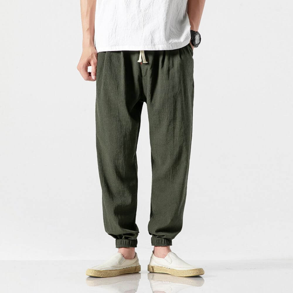 Pantalones de Verano de Hombre | Cordón Ligero