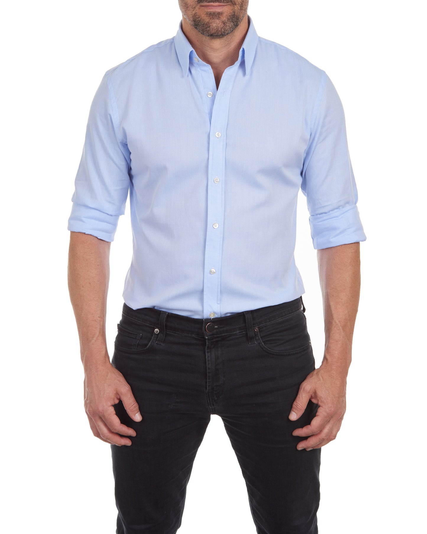 Camisa de Vestir de Hombre | Cremallera Frontal