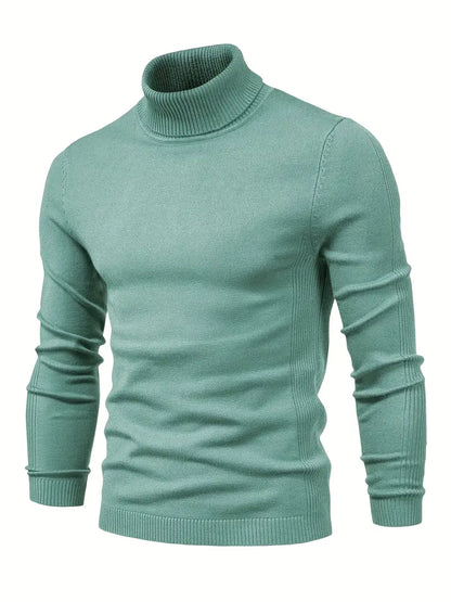 Suéter de Cuello Alto para Hombre | Corte Slim