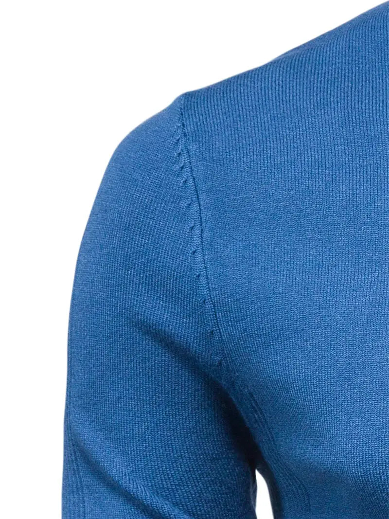 Suéter de Cuello Alto para Hombre | Corte Slim