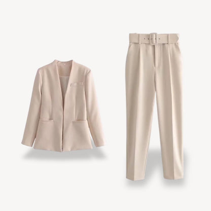 Conjunto de Blazer y Pantalón de Mujer | Dos Piezas