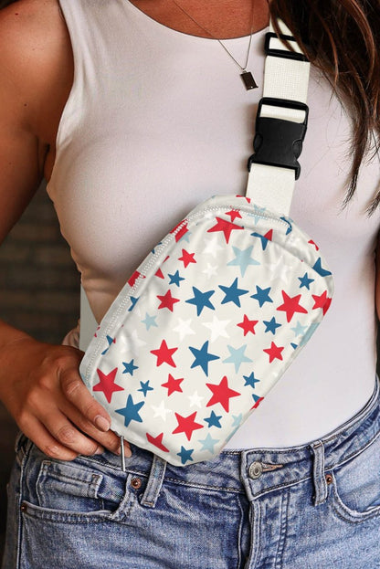 Bolso cruzado estampado estrella de nylon para celebraciones - Carmen Modas - Bags